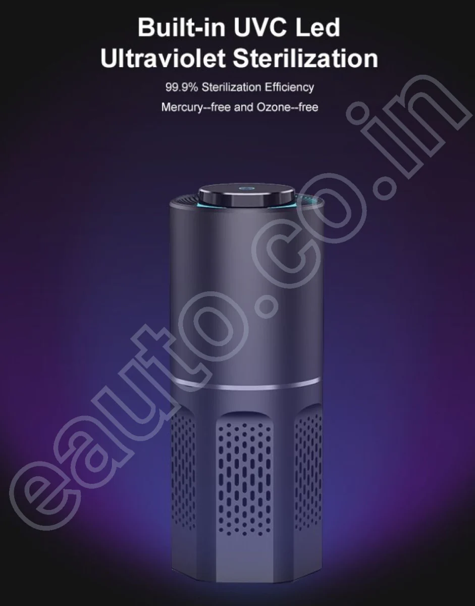 CarXNeo PureZen Air Purifier & Cleaner for Car, Travel, Office Desk | 1 Year Warranty | Lowers AQI & Removes Smoke, Dust - Image 9