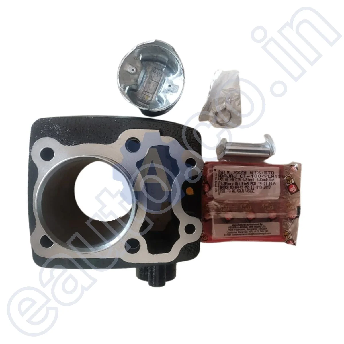 Genuine Engine Block Kit for Bajaj CT 100 | Boxer CT | (Bore Piston or Cylinder Piston) - Image 6