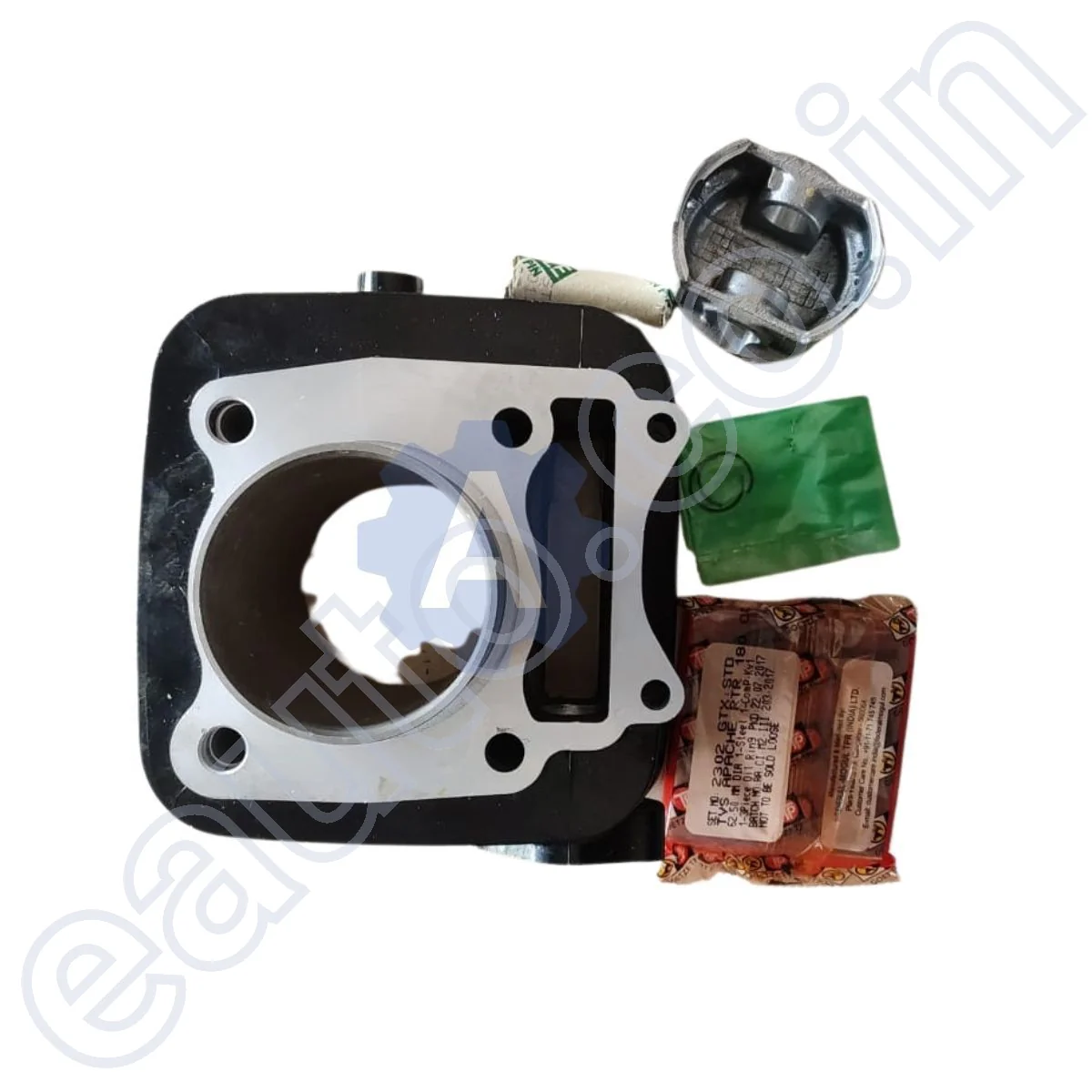 Genuine Piston Cylinder Kit (For TVS Apache RTR 180) Bore Piston or Block - Image 5