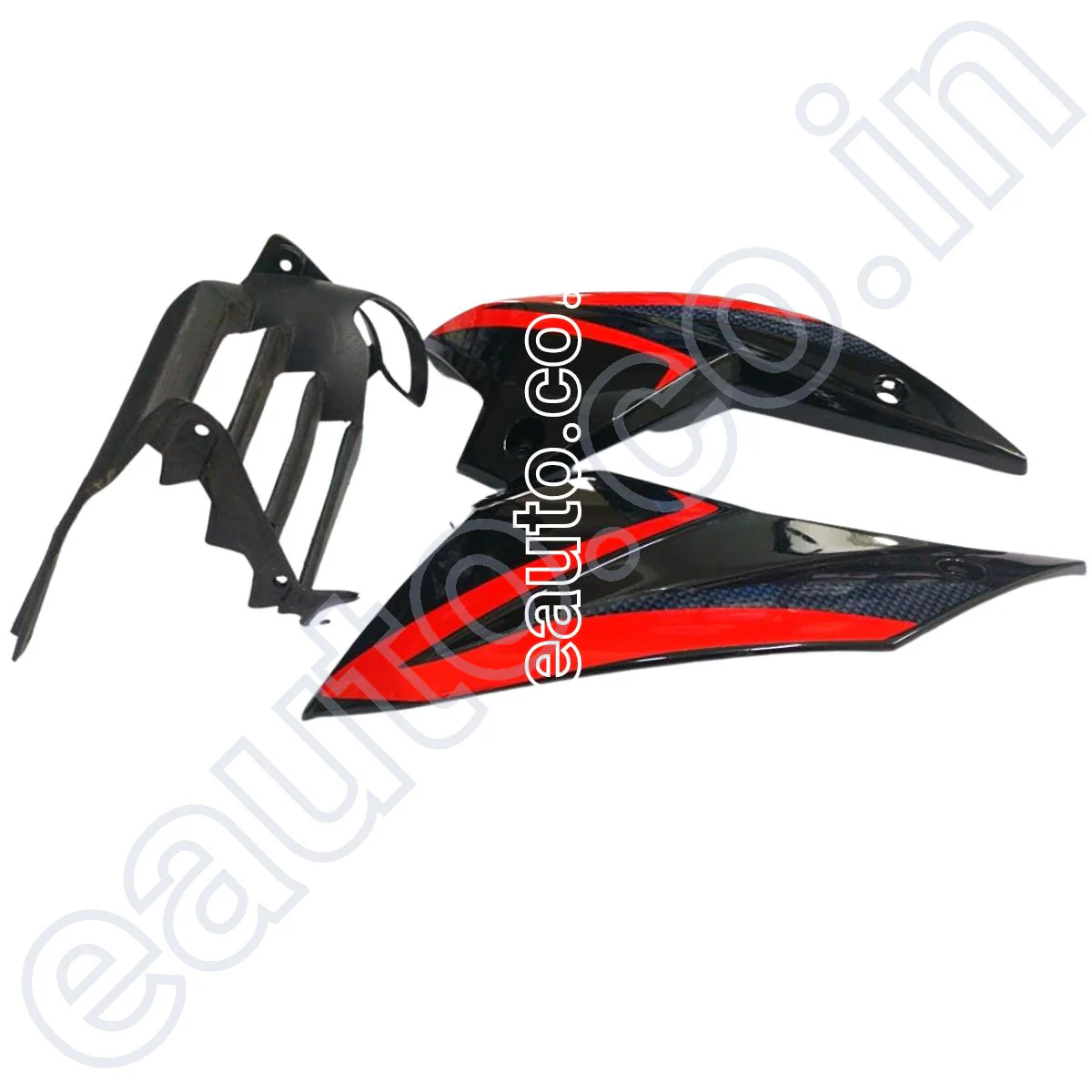 Engine Guard for Bajaj Pulsar 220 | Black & Red - Image 2
