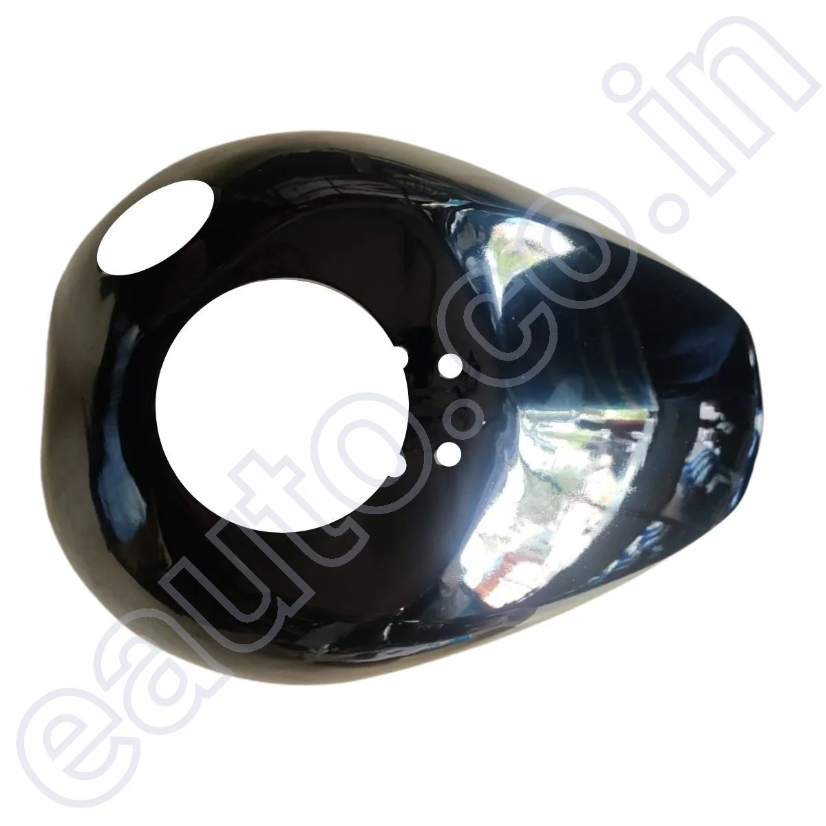 Enson Front Steel Mudguard for Honda Activa New Model/ 110/ 3G/ 4G (Black) - Image 2