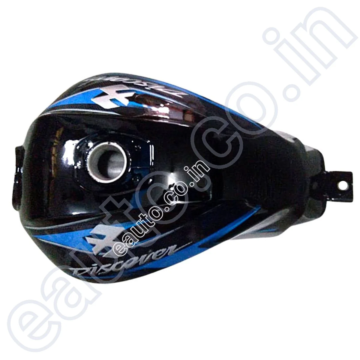 Ensons Petrol Tank for Bajaj Discover 135/ 125 Old Model (Black/Blue) - Image 2