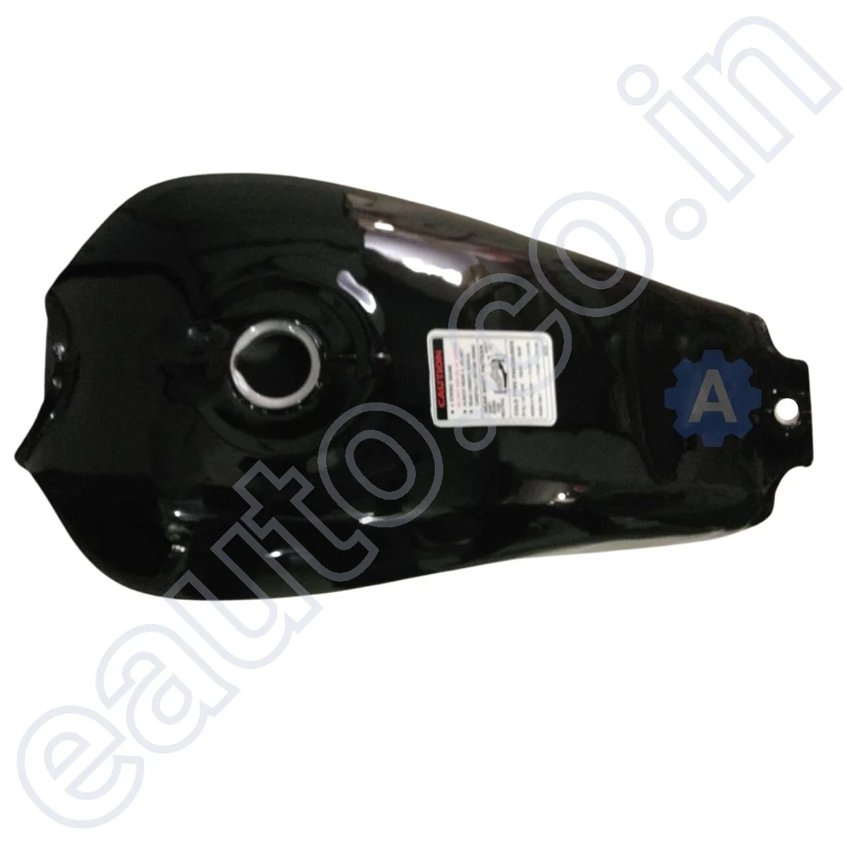 Ensons Petrol Tank for Hero CD Dawn Deluxe (Black/Blue) - Image 2