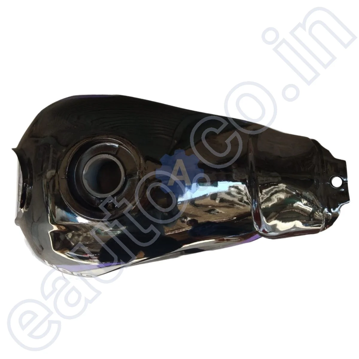 Ensons Petrol Tank for Hero HF Deluxe 2016 (Black/Purple) - Image 3