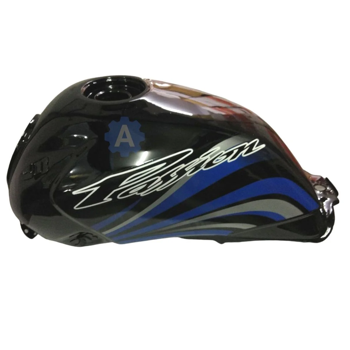 Ensons Petrol Tank for Hero Passion X Pro (Black/Blue)
