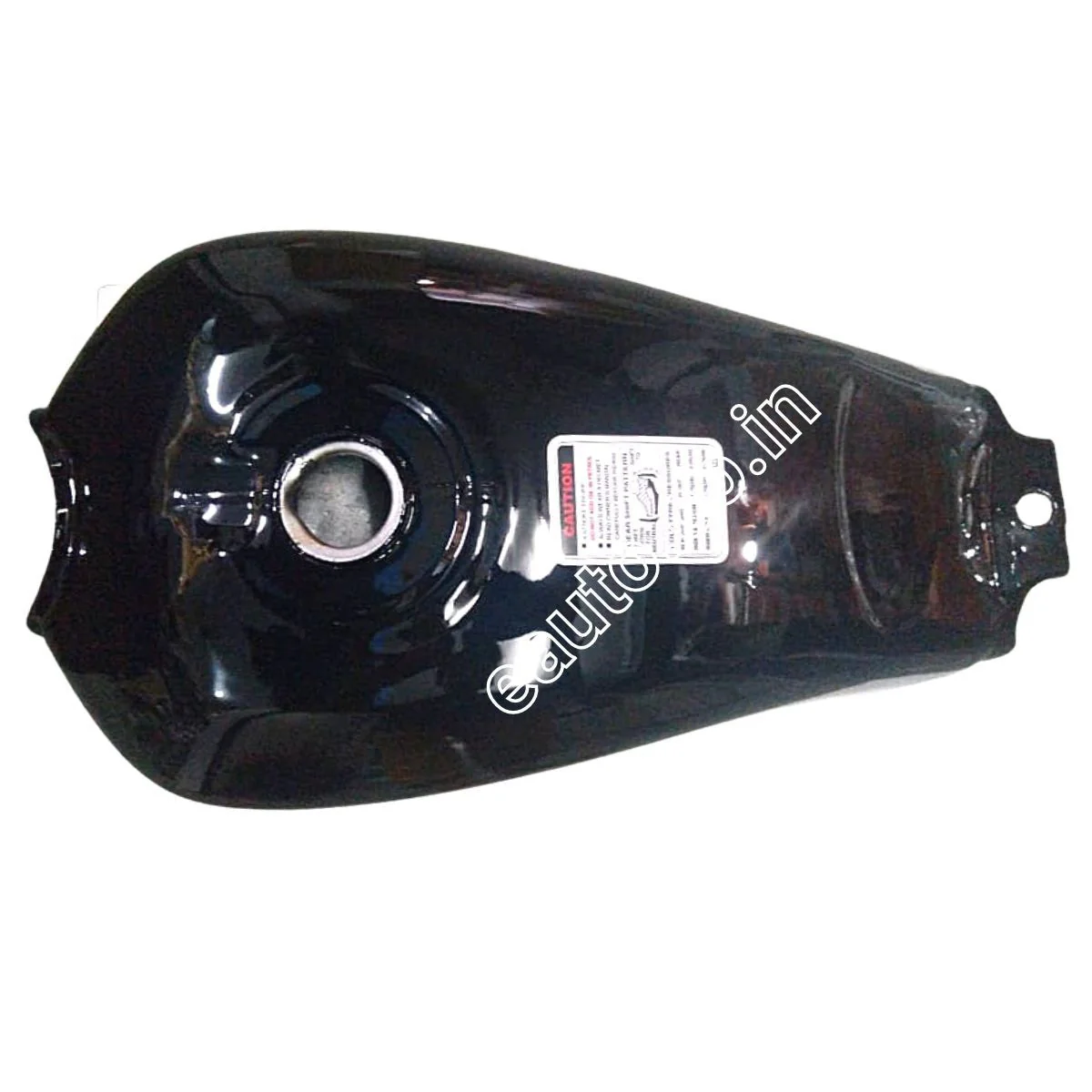 Ensons Petrol Tank for Hero CD Dawn Deluxe (Black/Golden)