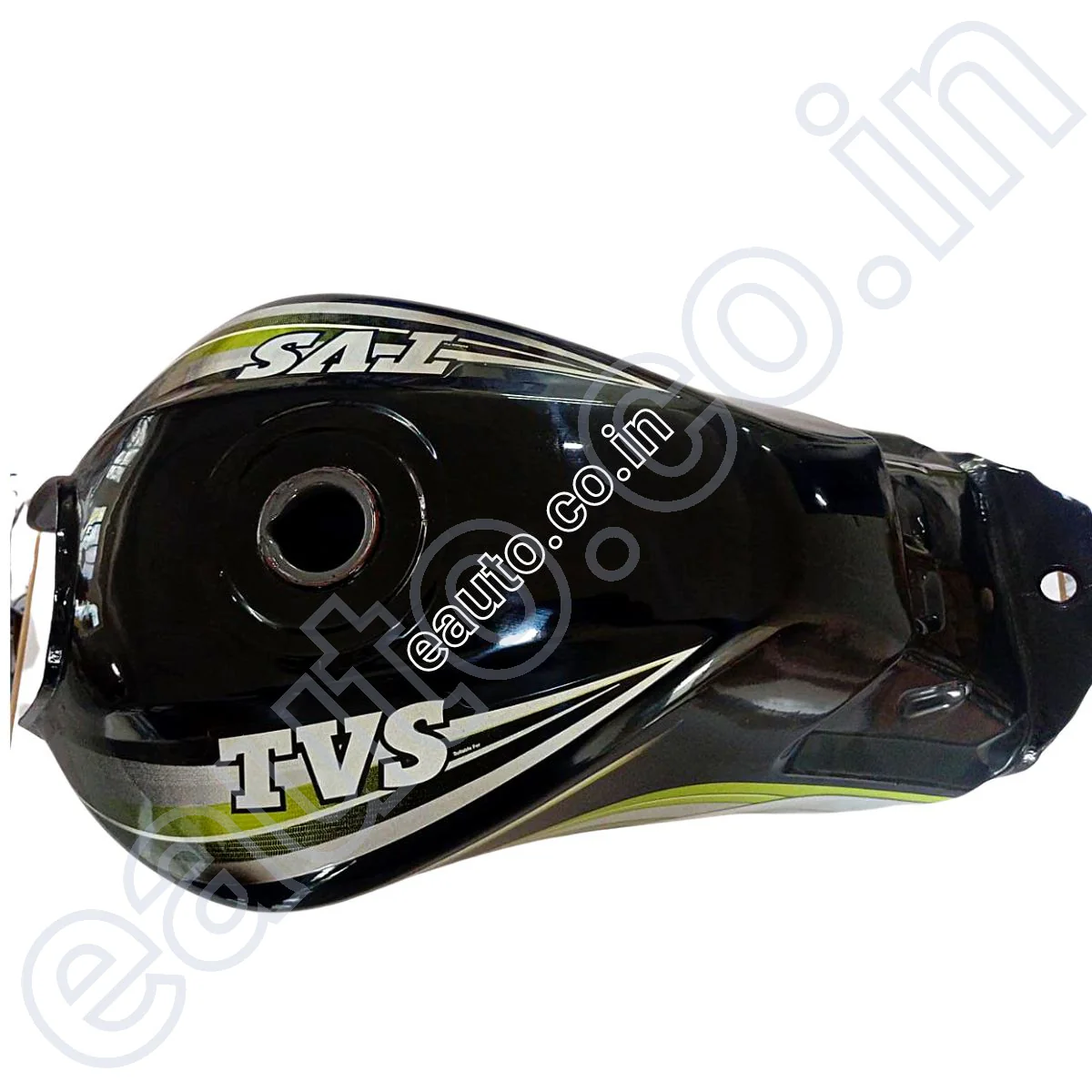 Ensons Petrol Tank for TVS Star Sports |Type 3 | Black/Green - Image 2