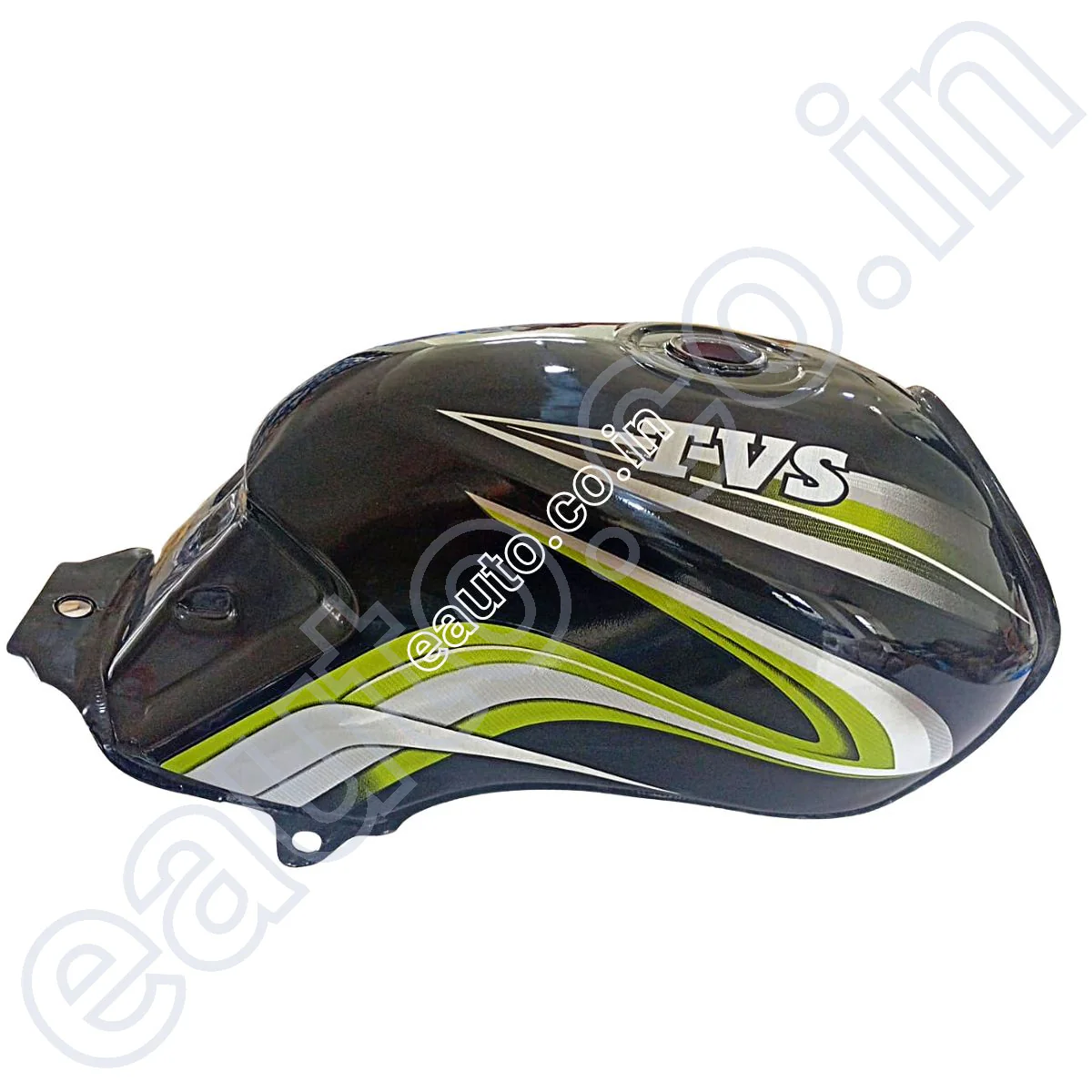 Ensons Petrol Tank for TVS Star Sports |Type 3 | Black/Green - Image 3