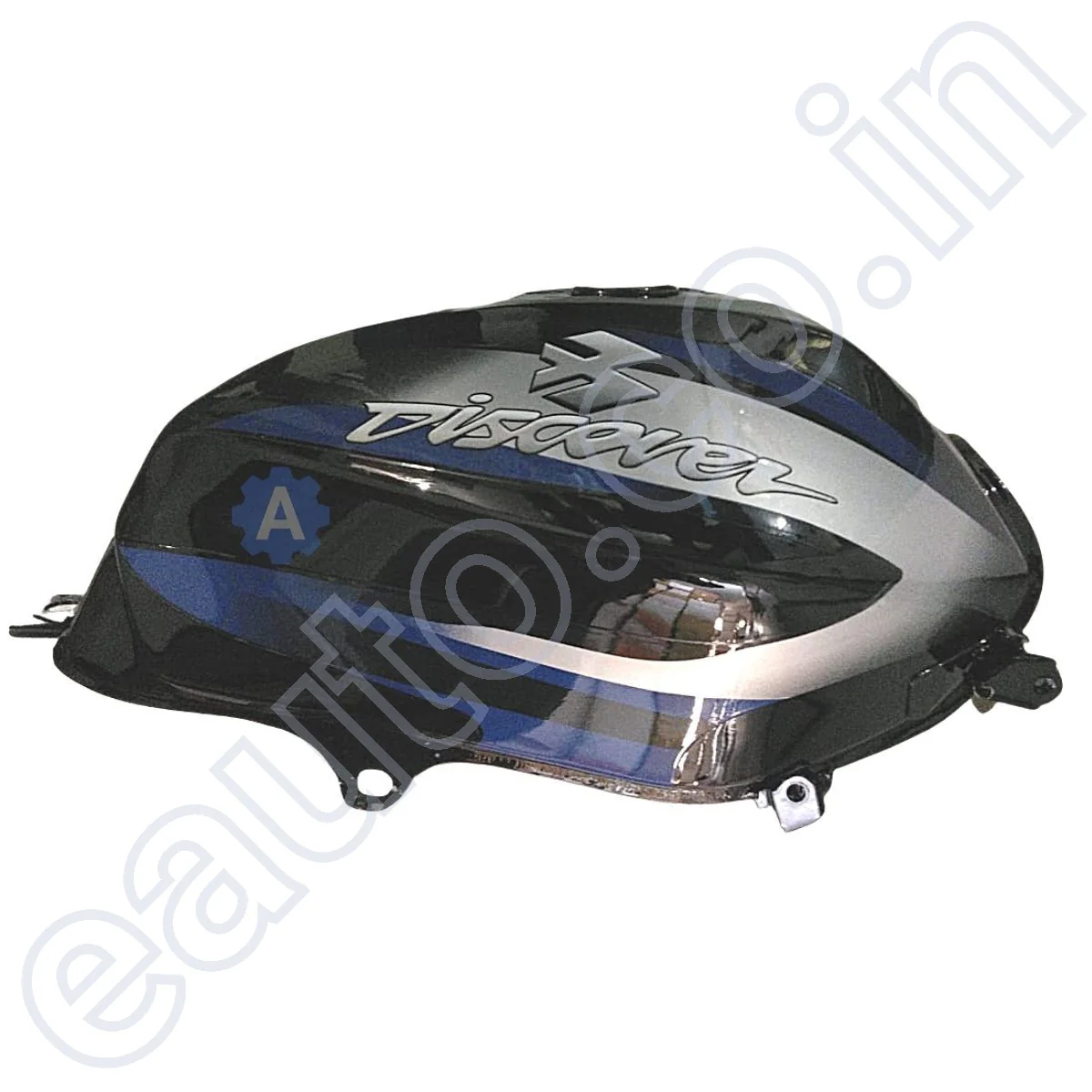 Ensons Petrol Tank for Bajaj Discover 125/135 Digital (KANN Type) (Black/Grey) - Image 3