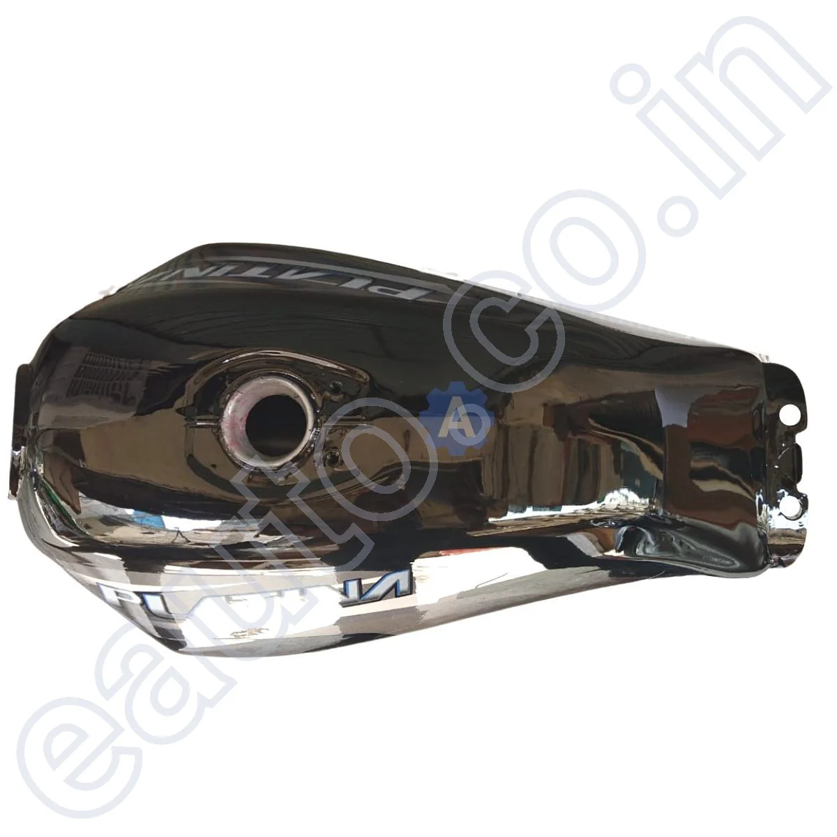 Ensons Petrol Tank for Bajaj Platina 125 (Black/Grey) - Image 3