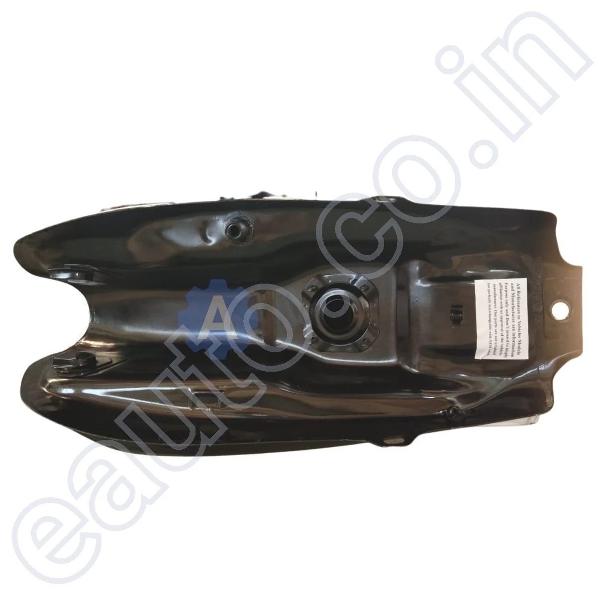 Ensons Petrol Tank for Hero Splendor Pro (Black/Grey) - Image 4