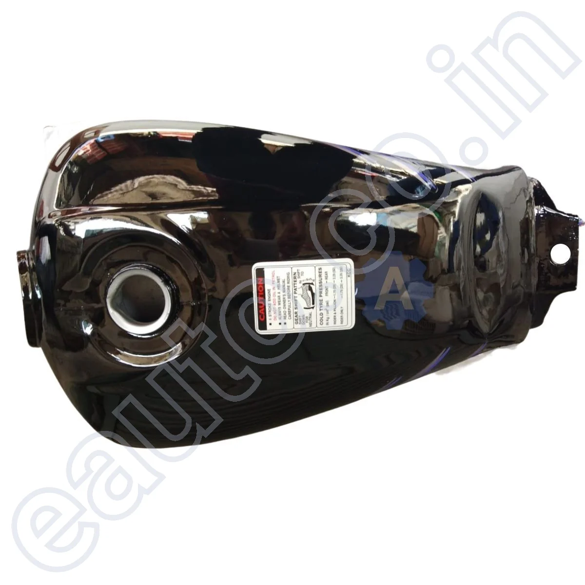Ensons Petrol Tank for Hero Passion Old Model (Black/Pink) - Image 2