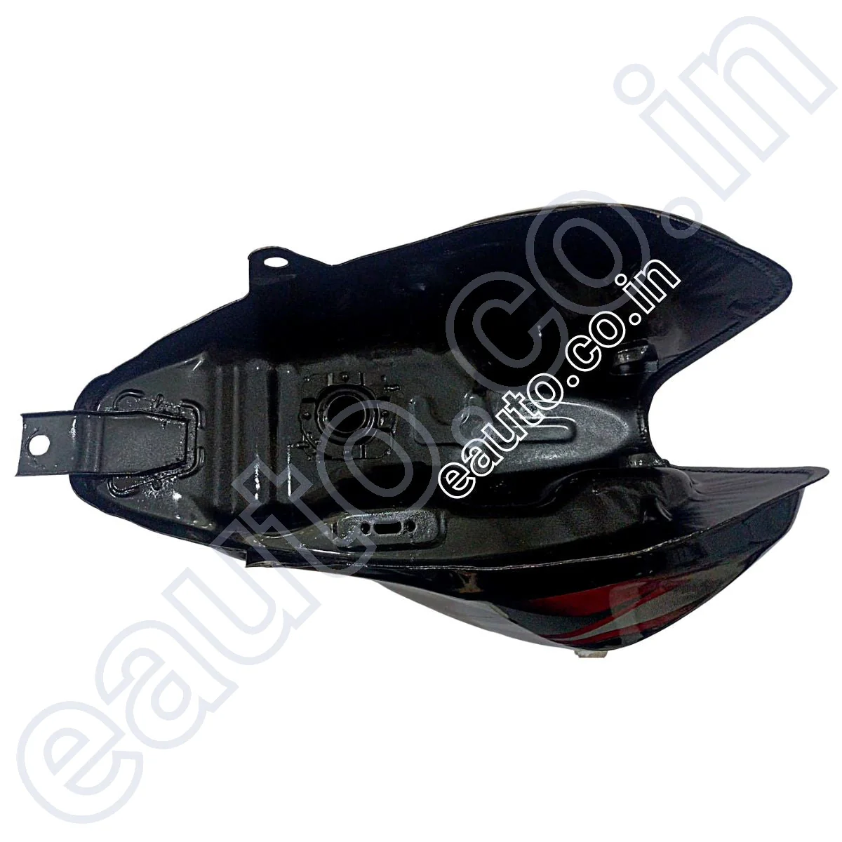 Ensons Petrol Tank for Bajaj Discover 125ST/ 100T (Black/Red) - Image 4