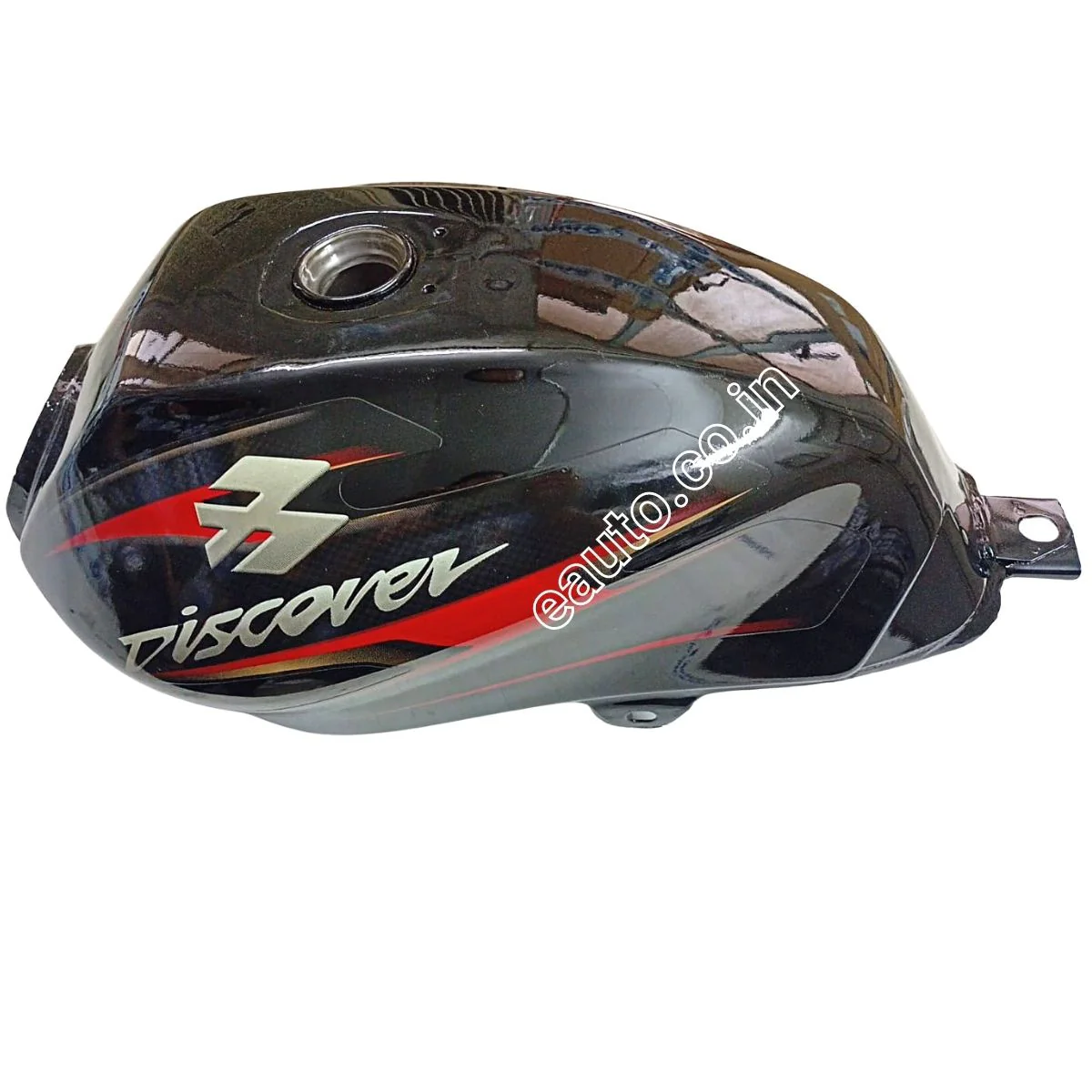 Ensons Petrol Tank for Bajaj Discover 135/ 125 Old Model (Black/Red)