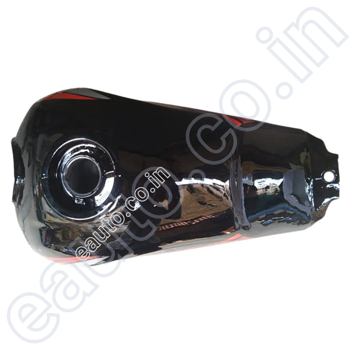 Ensons Petrol Tank for Hero HF Deluxe 2016 (Black/Red) - Image 2