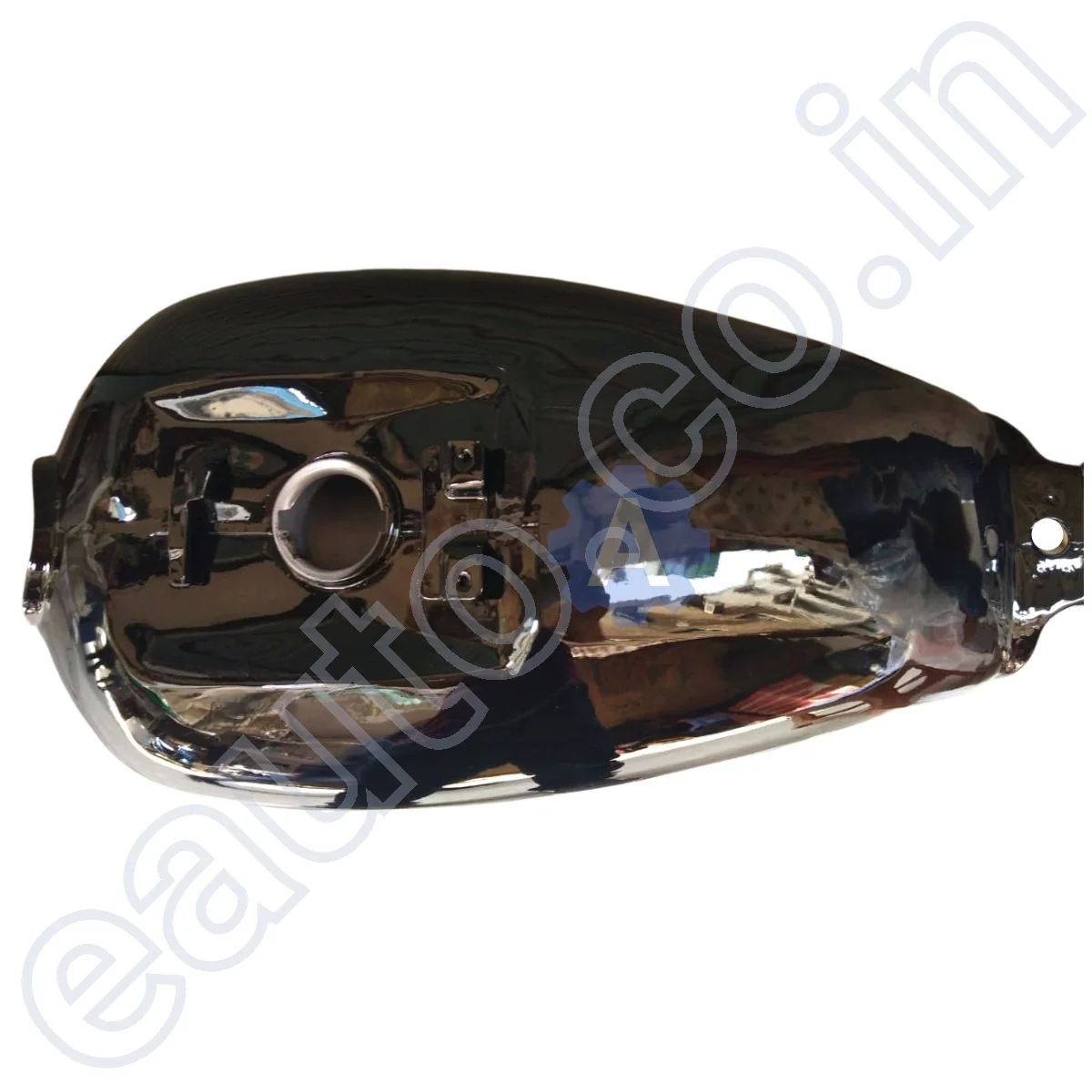 Ensons Petrol Tank for Hero Splendor Plus Alloy Wheel (Black/Silver or Grey) - Image 3