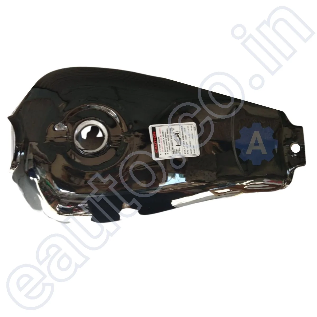 Ensons Petrol Tank for Hero CD Dawn New Model (Black/Yellow or Golden) - Image 3
