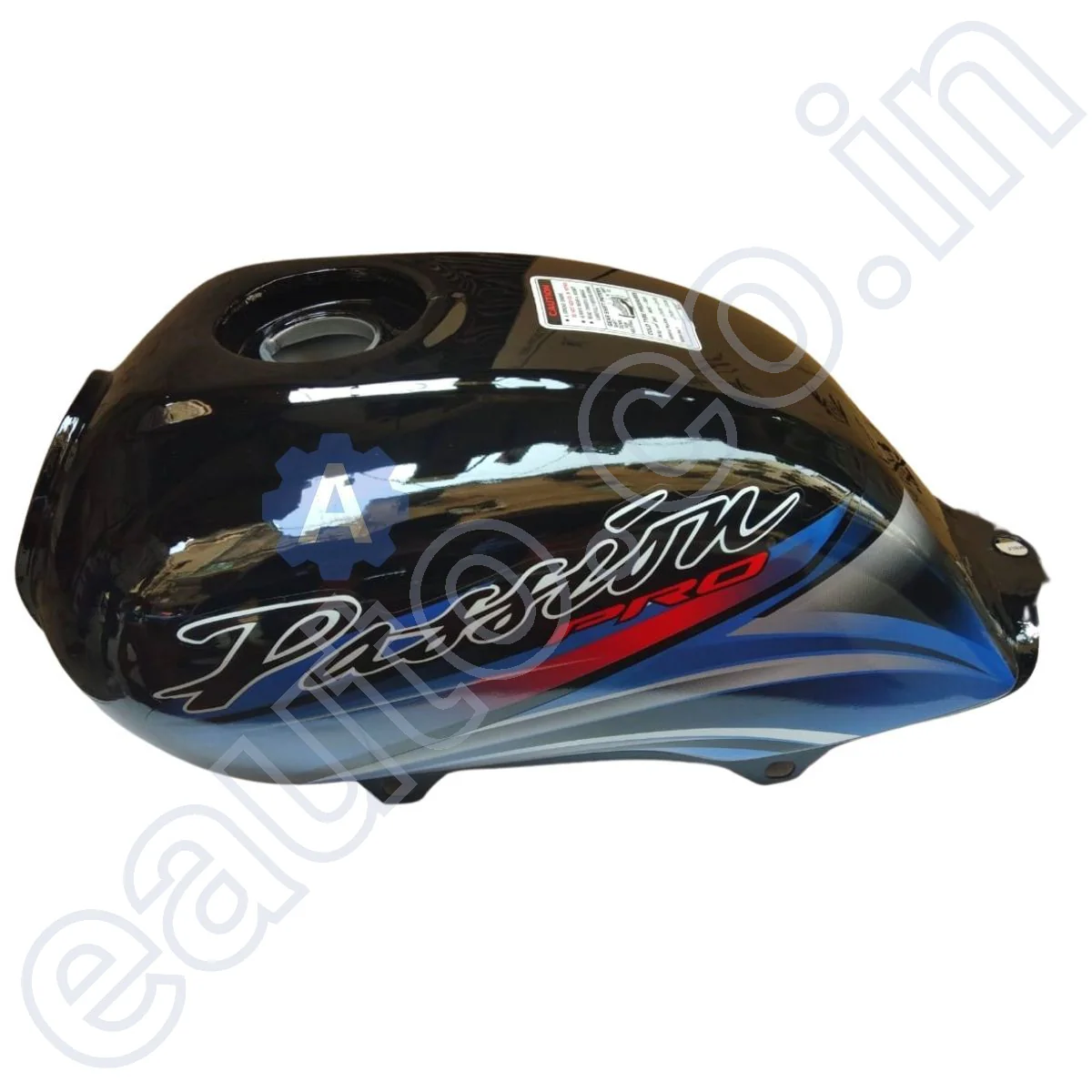 Ensons Petrol Tank for Hero Passion Pro 2016 Model (Blue/Black) - Image 2
