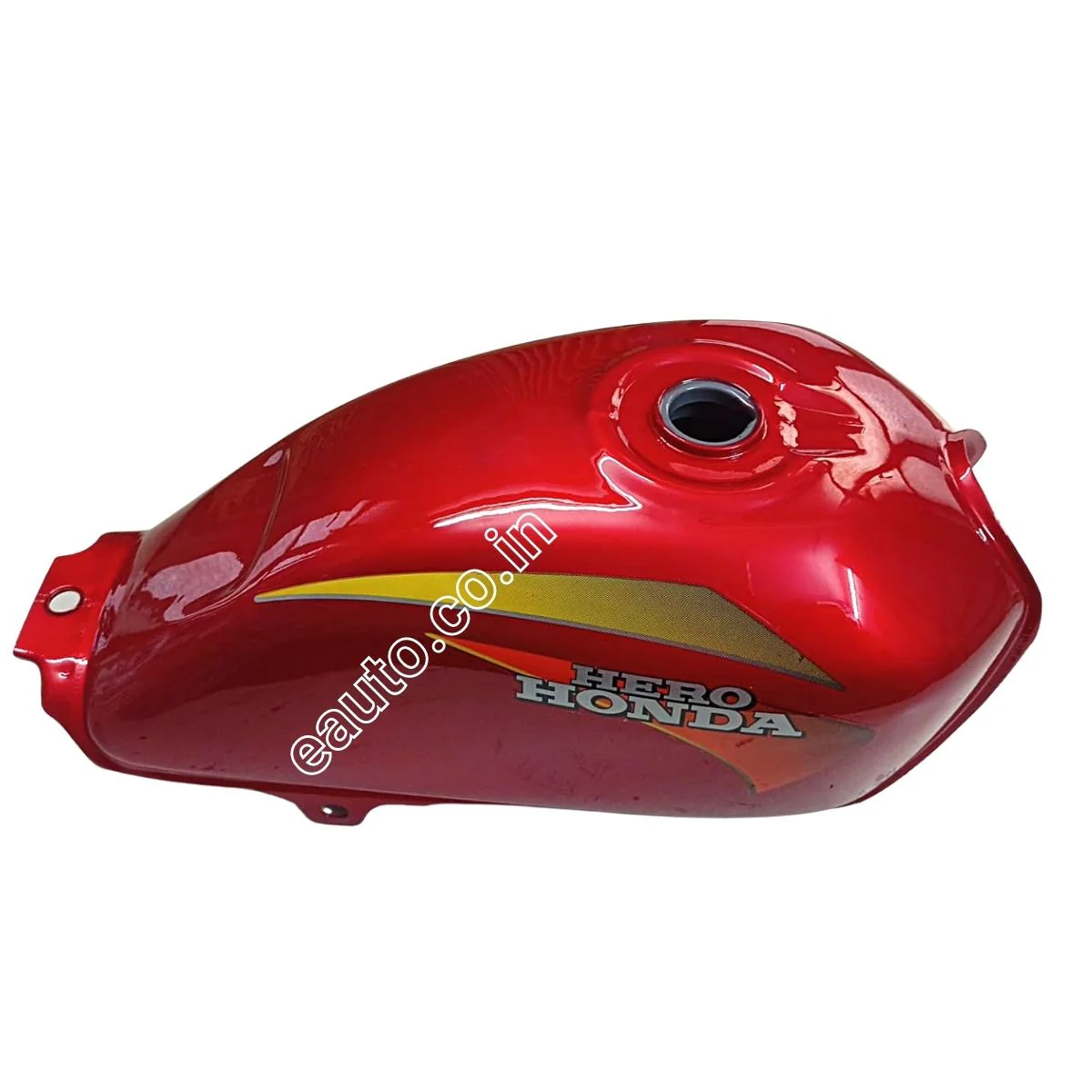 Ensons Petrol Tank for Hero CD Dawn | Cherry Red/Orange