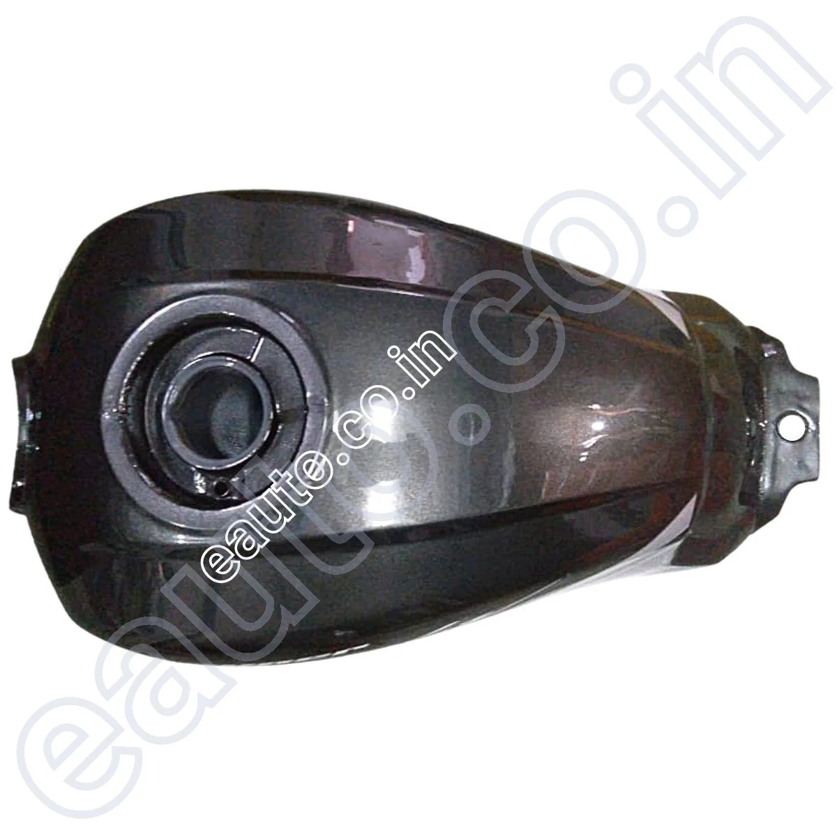 Ensons Petrol Tank for Hero Super Splendor Alloy Wheel Type 4 (Glamour Type Tank Lock) (Grey/Silver) - Image 2