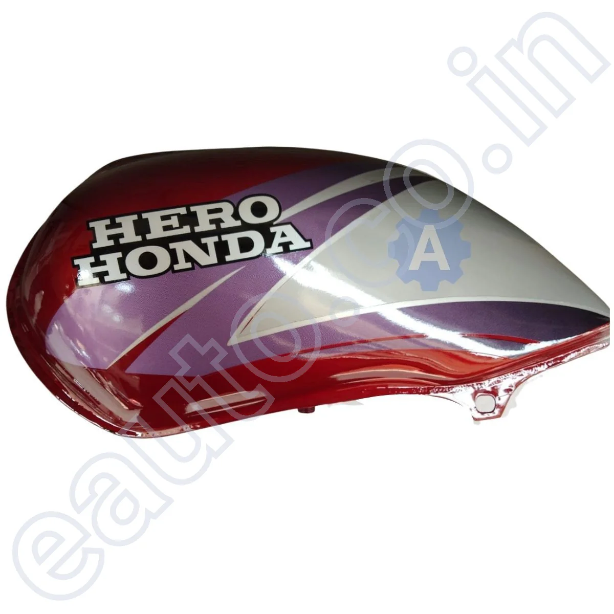 Ensons Petrol Tank for Hero Passion Plus (Red/Purple) - Image 2