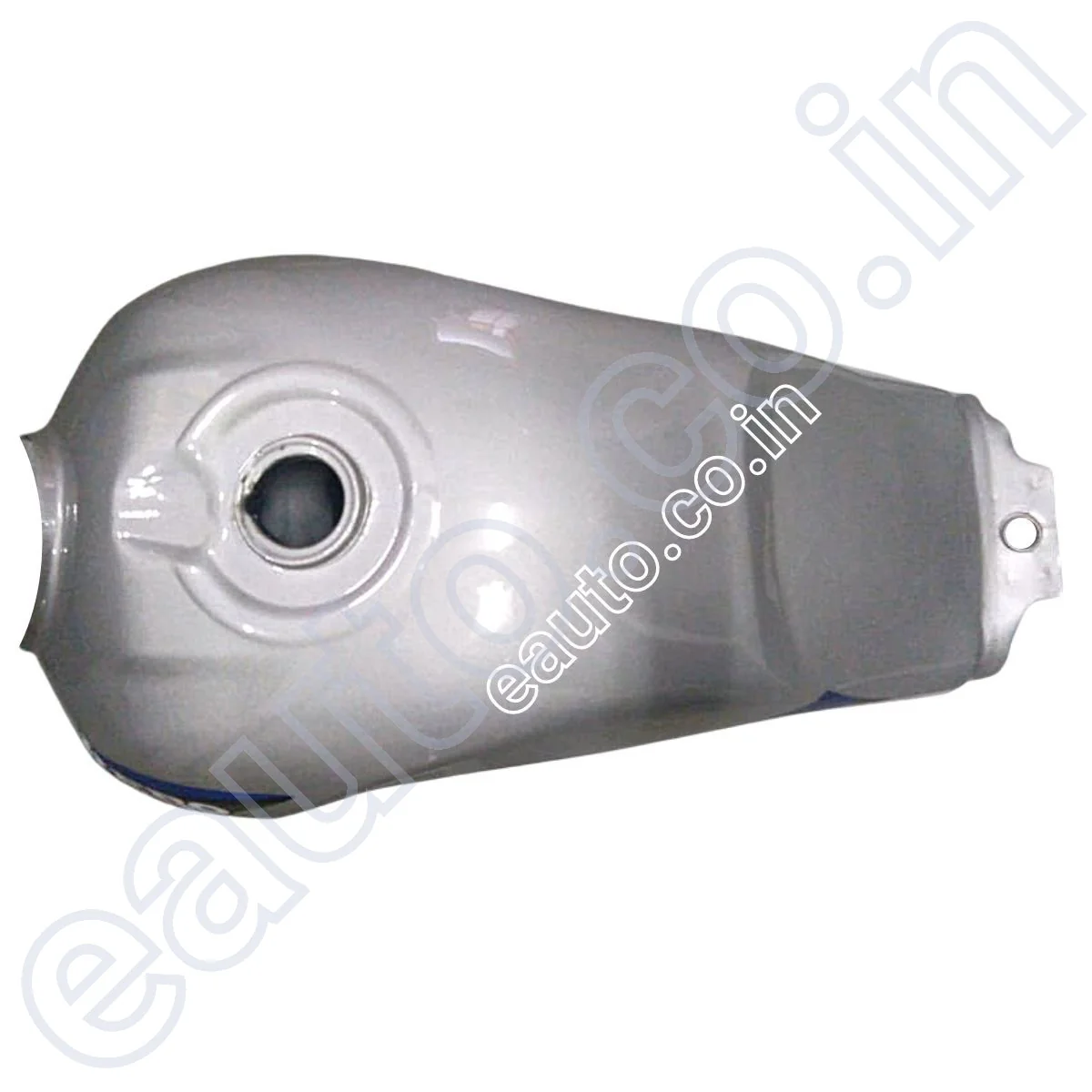 Ensons Petrol Tank for Hero CD Deluxe New Model (Silver/Blue) - Image 2