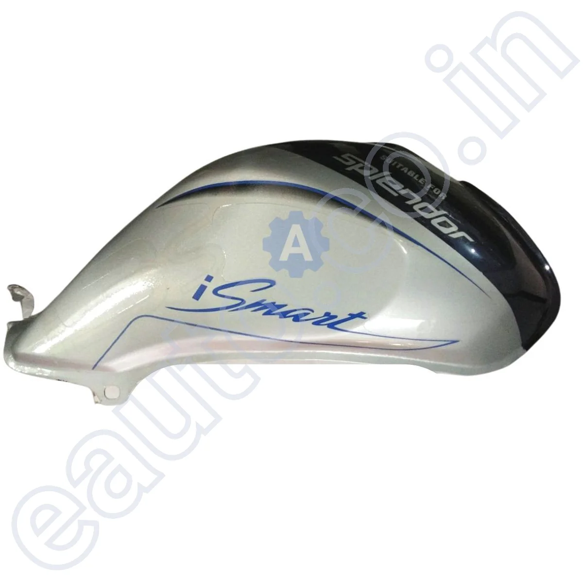Ensons Petrol Tank for Hero Splendor iSmart BS3 (Silver/Blue) - Image 3