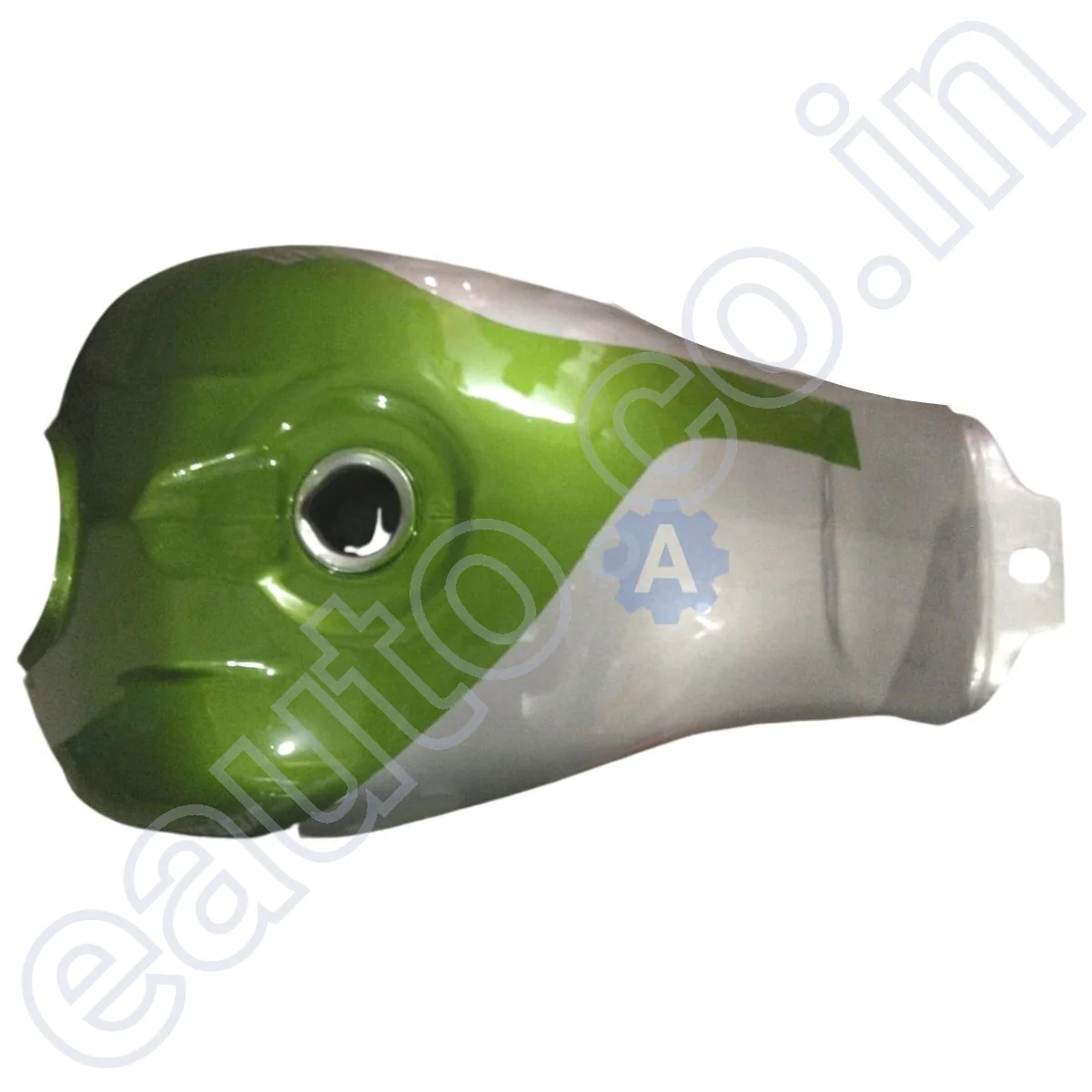 Ensons Petrol Tank for Hero Splendor iSmart BS3  (Silver/Green) - Image 2