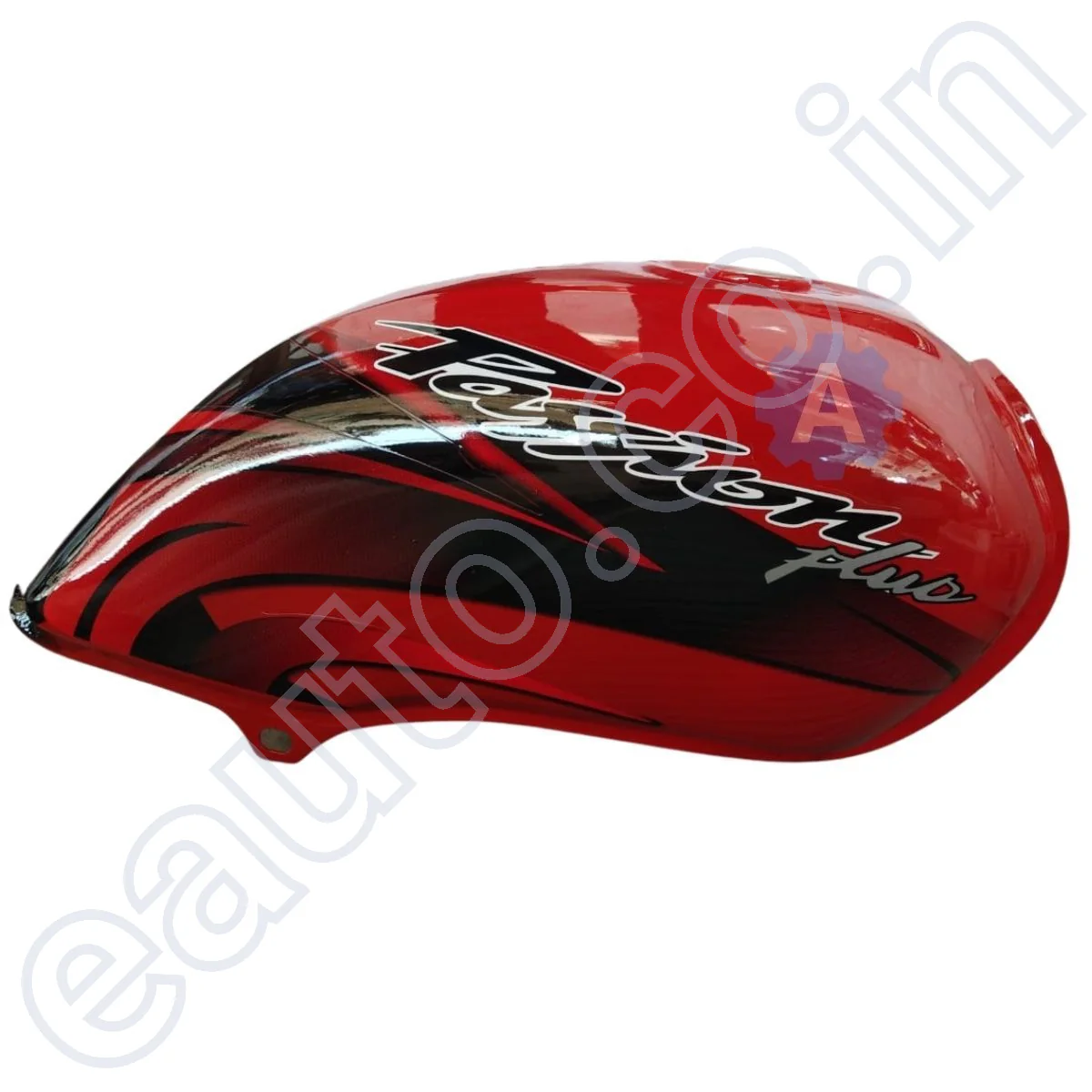Ensons Petrol Tank for Hero Passion Plus Alloy Wheel (Sports Red/Black) - Image 3