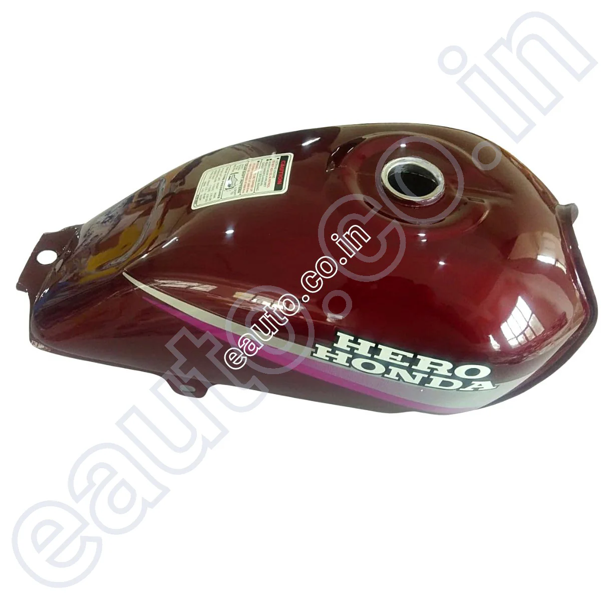 Ensons Petrol Tank for Hero CD Dawn New Model (Wine Red) - Image 2