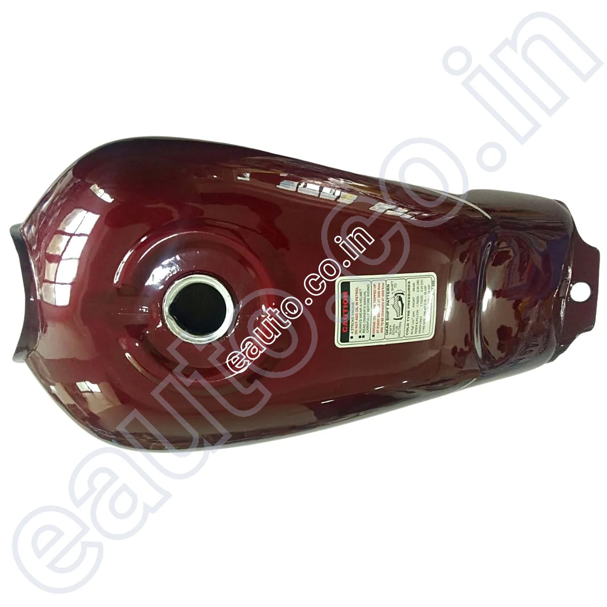 Ensons Petrol Tank for Hero CD Dawn New Model (Wine Red) - Image 3