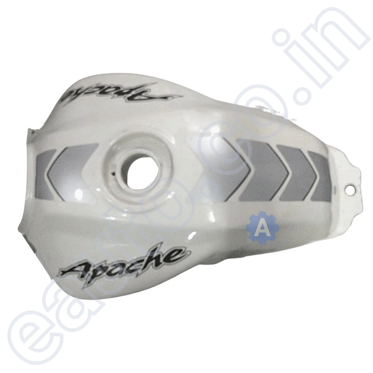 Ensons Petrol Tank for TVS Apache RTR 160 (White) - Image 2