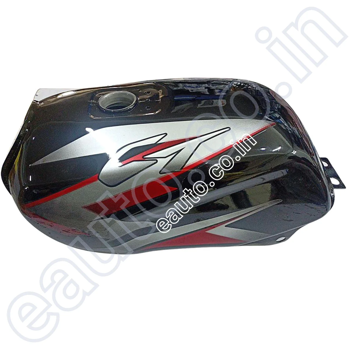 Ensons Petrol Tank for Bajaj CT 100 New Model | BS4 | Black & Red - Image 3