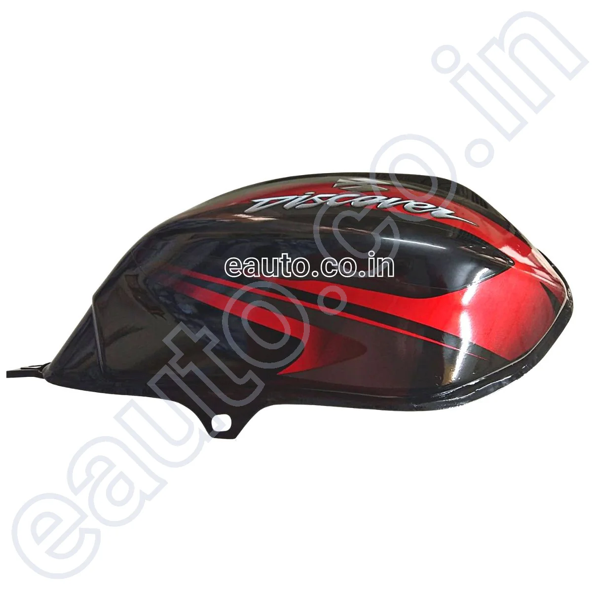 Ensons Petrol Tank for Bajaj Discover 125 New Model |150 New Model | Black & Red - Image 2