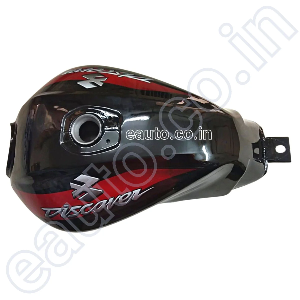 Ensons Petrol Tank for Bajaj Discover 125 New Model |150 New Model | Black & Red - Image 3