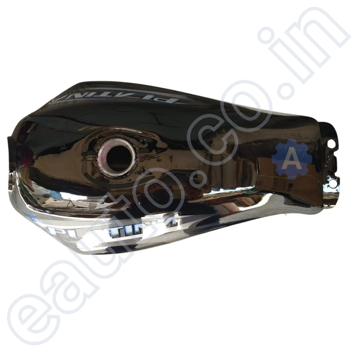 Ensons Petrol Tank for Bajaj Platina 100 New Model (Silver/Grey) - Image 2