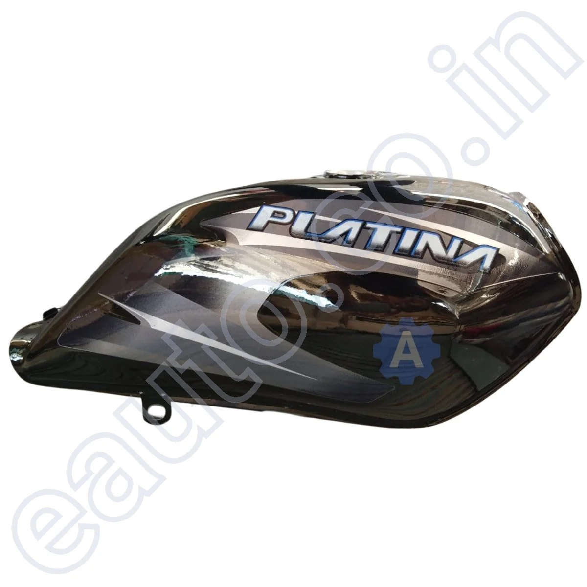 Ensons Petrol Tank for Bajaj Platina 100 New Model (Silver/Grey) - Image 3