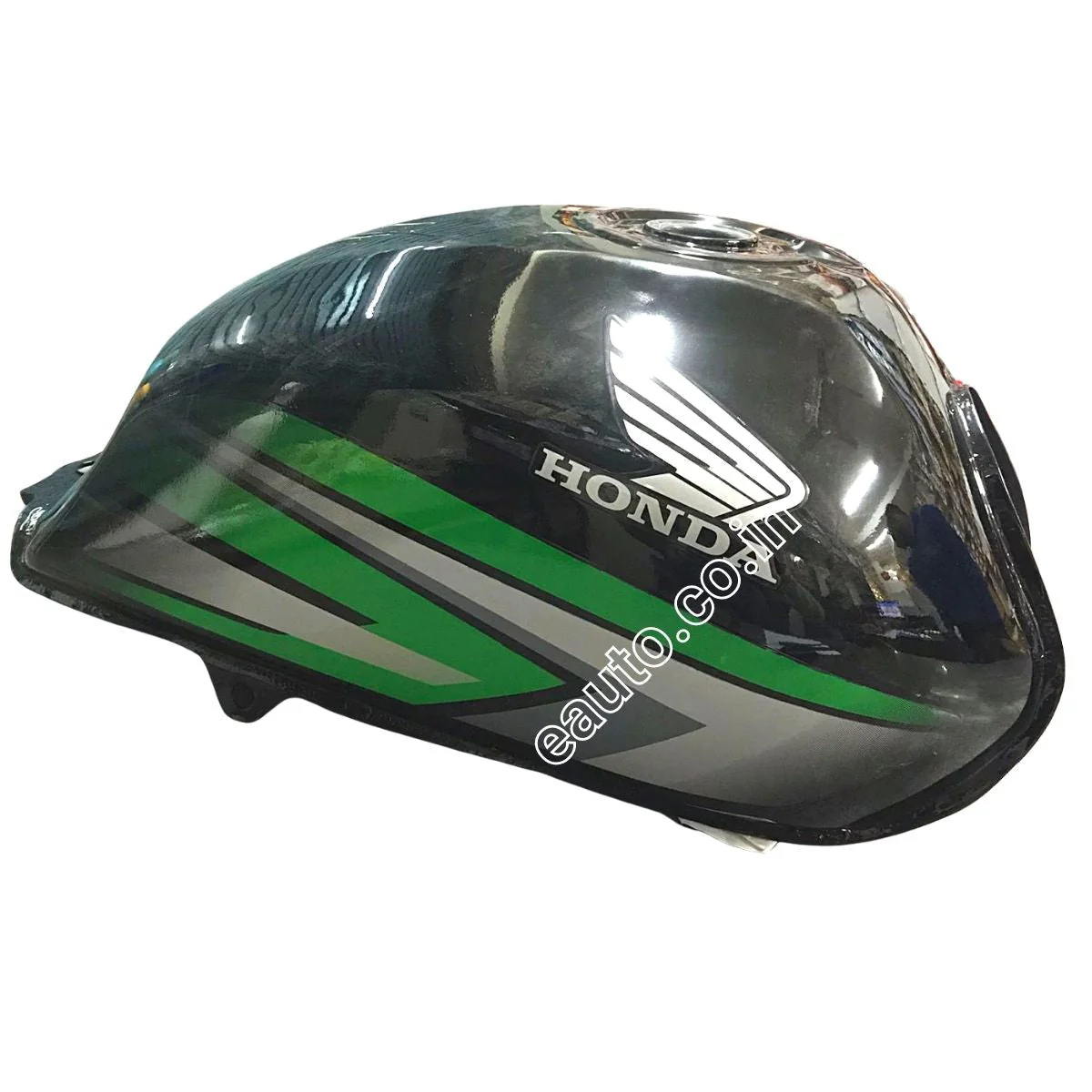Ensons Petrol Tank for Hero CD 110 | Black & Green