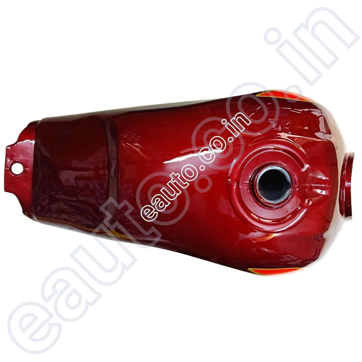 Ensons Petrol Tank for Hero CD Deluxe Old Model | Wine Red - Image 2