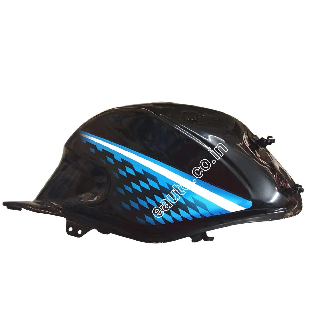Ensons Petrol Tank for Hero Glamour BS4 | Black & Blue
