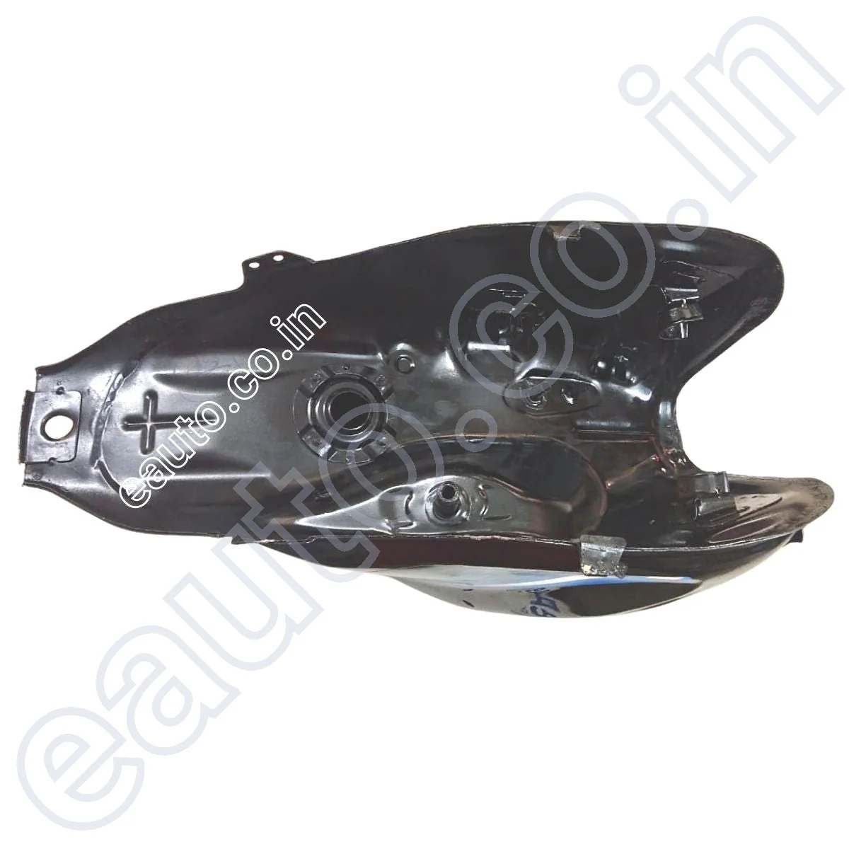 Ensons Petrol Tank for Hero Glamour BS4 | Black & Blue - Image 3