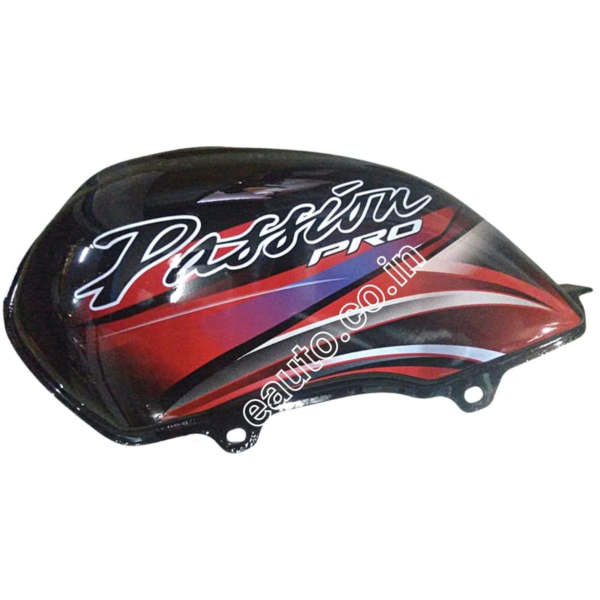 Ensons Petrol Tank for Hero Passion Pro 2016 Model (Black/Red)