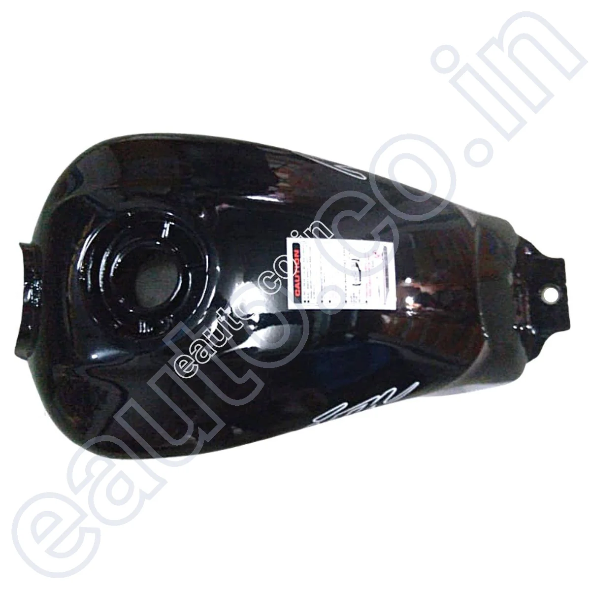 Ensons Petrol Tank for Hero Passion Pro 2016 Model (Black/Silver) - Image 2