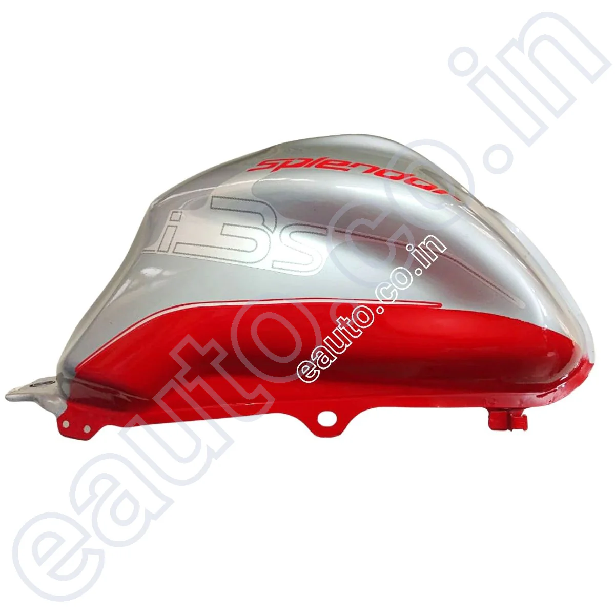 Ensons Petrol Tank for Hero Splendor iSmart 110 | i3s | Silver & Red - Image 2