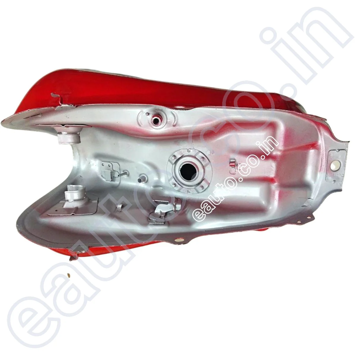 Ensons Petrol Tank for Hero Splendor iSmart 110 | i3s | Silver & Red - Image 3