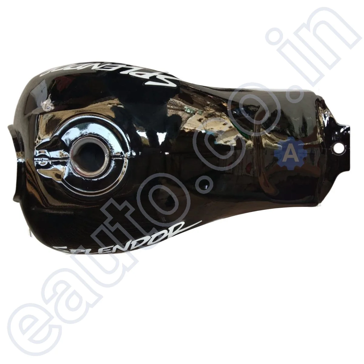 Ensons Petrol Tank for Hero Splendor NXG (Black/Silver) - Image 3