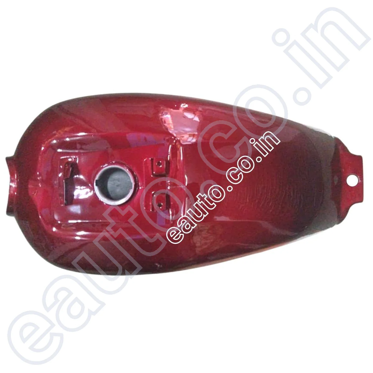 Ensons Petrol Tank for Hero Splendor Pro (Red/Orange) - Image 3