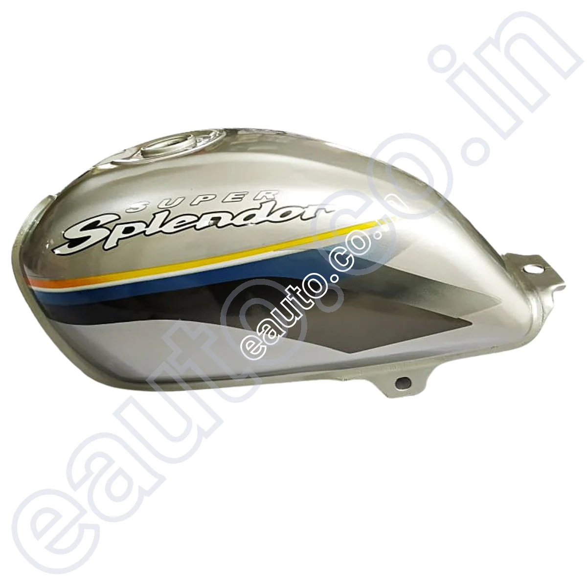 Ensons Petrol Tank for Hero Super Splendor Alloy Wheel New Model | Silver - Image 2
