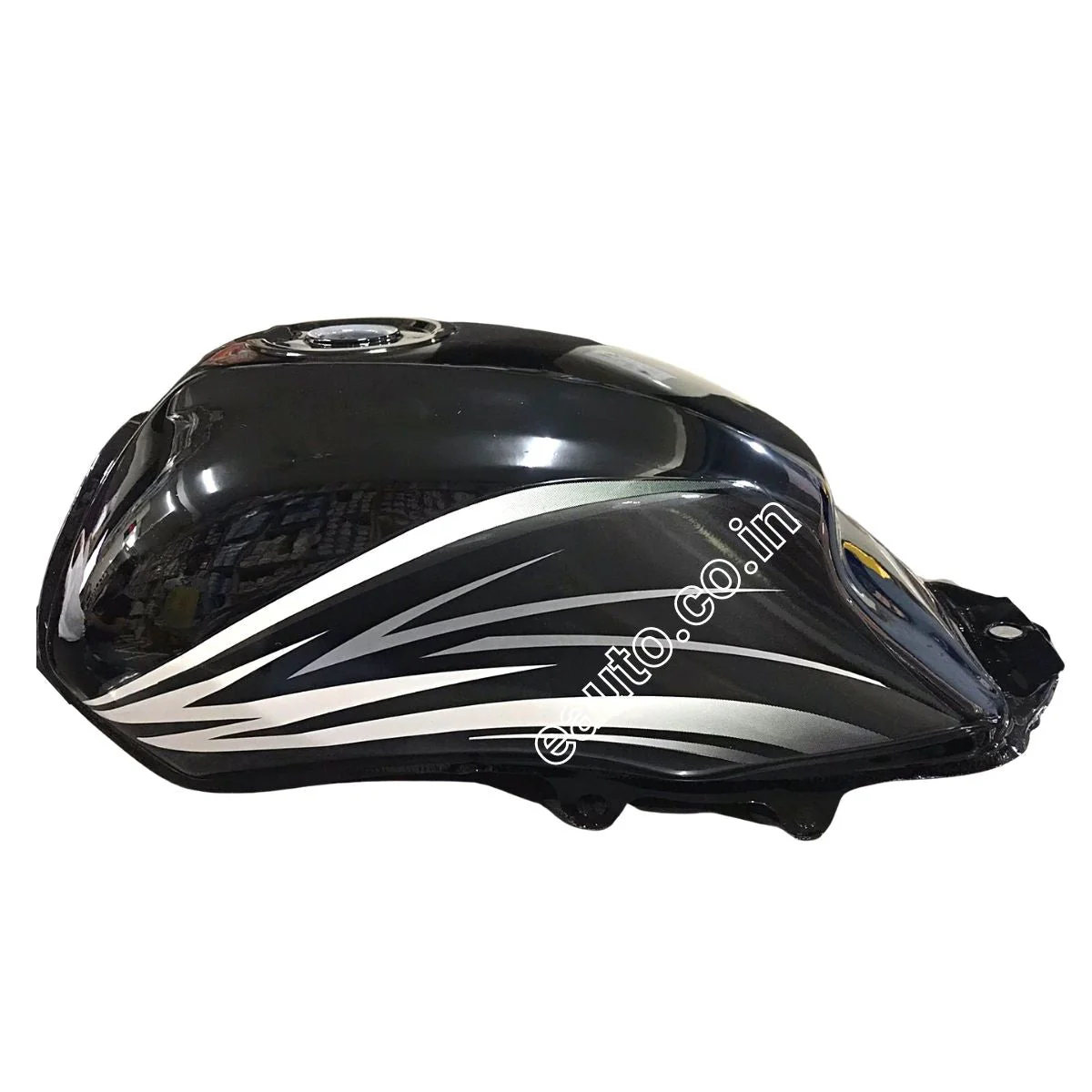 Ensons Petrol Tank for Honda Dream Yuga | Black & Grey