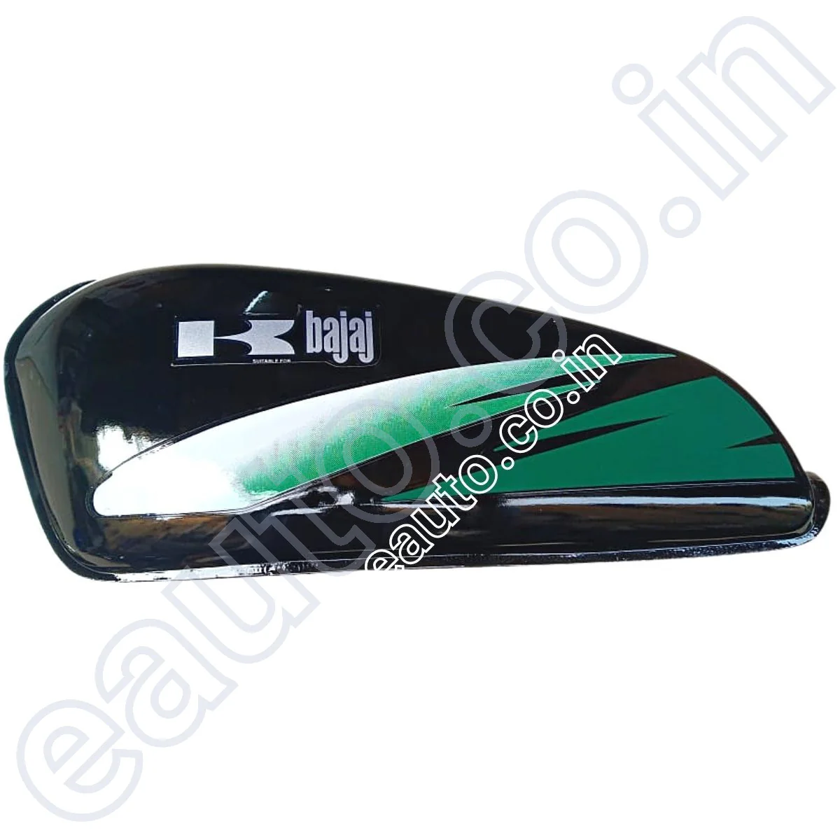 Ensons Petrol Tank for Kawasaki Bajaj 4S Champion | KB4S | Black - Image 2